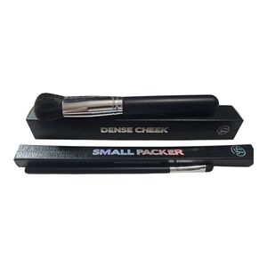 Dense Cheek & Small Eye Packer  Black Makeup Brush Set NEWIN BOX